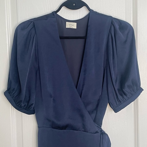 Aritzia Wilfred Lune Satin Dress - Picture 8 of 14